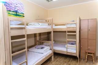 Хостелы BOTANIC GLOBUS HOSTEL Киев Спальное место на двухъярусной кровати в общем номере для женщин-1